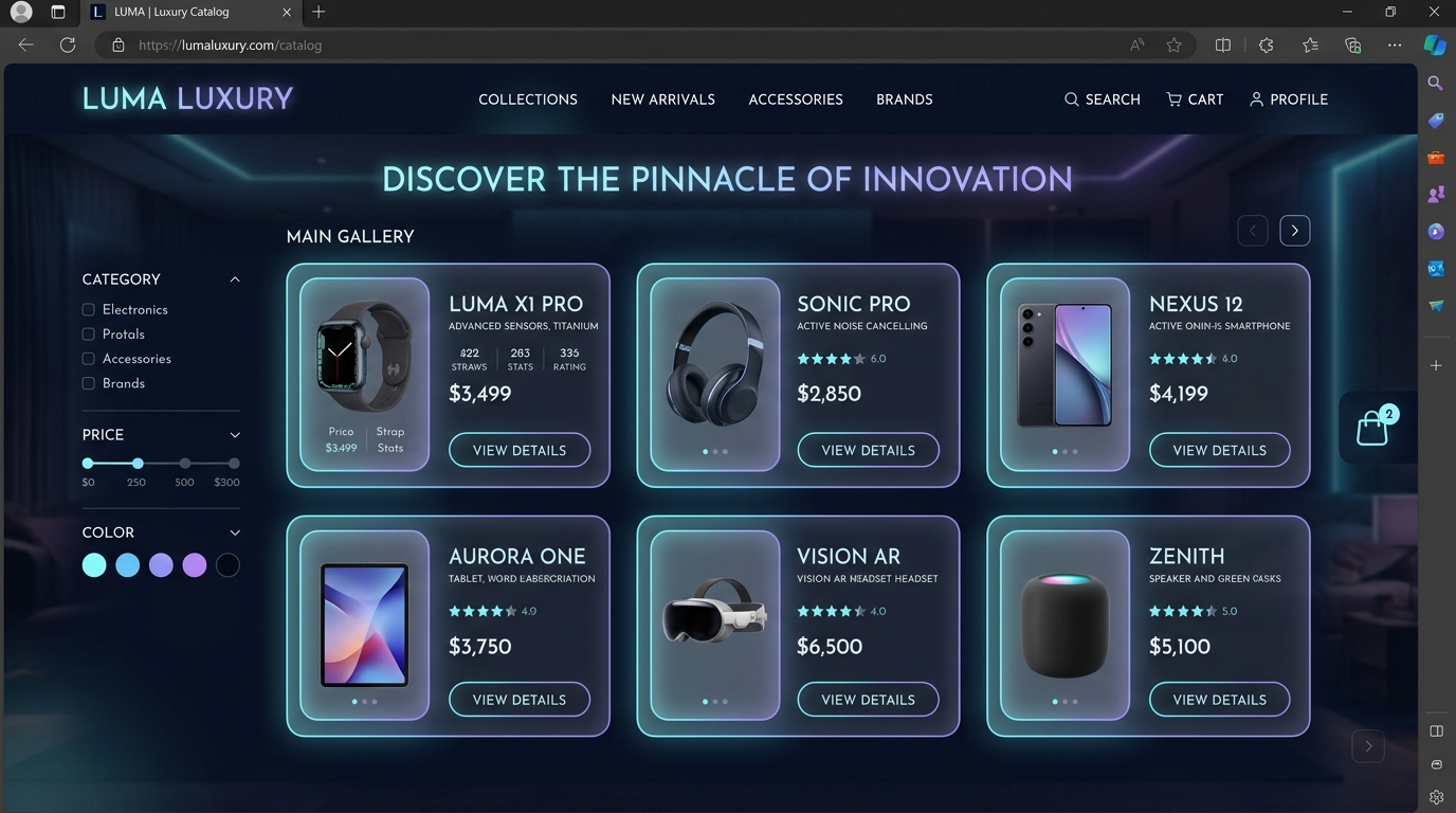Luma Luxury Digital Catalog